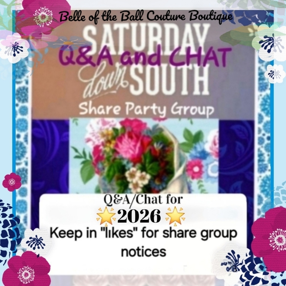 Q&A⬇️CLOSED/ShareList & SignOut Posted👉Weekend June 12-14👒Saturday Down South